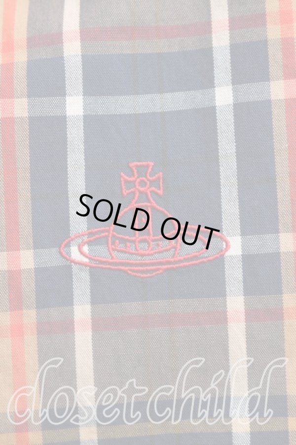 画像6: ヴィヴィアンウエストウッド 中古 / タータンチェックシャツワンピース 00（ワンサイズ） 茶  H-26-01-25-002-op-OD-ZH (6)