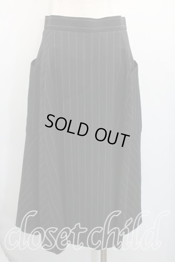 画像4: ヴィヴィアンウエストウッド 中古 / ピンストライプラブジャケットセットアップ 03（L相当） 黒  H-26-01-25-024-su-OD-ZH (4)