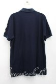 画像2: ヴィヴィアンウエストウッド MAN 中古 / ハンドドローチェックポロ 46(メンズM相当) 紺  H-26-01-25-027-to-IN-ZH (2)