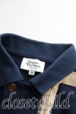 画像5: ヴィヴィアンウエストウッド MAN 中古 / ハンドドローチェックポロ 46(メンズM相当) 紺  H-26-01-25-027-to-IN-ZH (5)