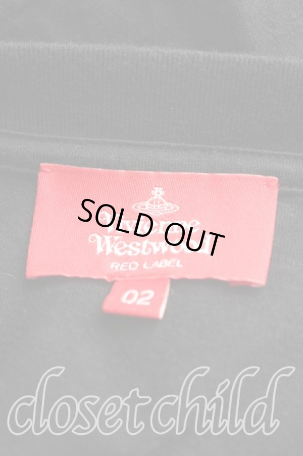 画像3: ヴィヴィアンウエストウッド 中古 / フェルトオーブカットソー 02（9号相当） 黒  H-26-01-25-030-to-OD-ZH (3)