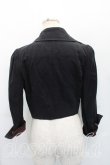 画像2: ヴィヴィアンウエストウッド 中古 / タータンチェック切替ショートジャケット 2（9号相当） 黒  H-26-01-25-001-jc-OD-ZH (2)