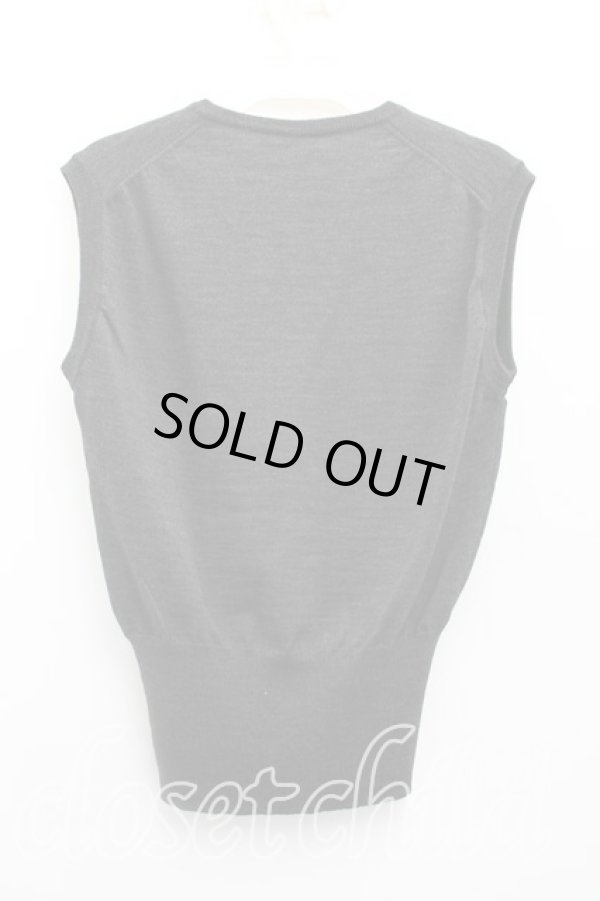 画像2: ヴィヴィアンウエストウッド 中古 / カラーオーブ刺繍ニットベスト L 灰 【中古】 H-26-01-25-036-to-IN-ZH (2)