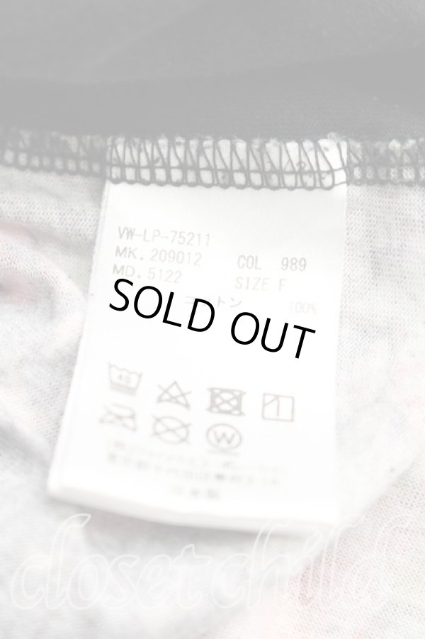 画像4: ヴィヴィアンウエストウッド 中古 / フラワーブーケBIGカットソー FREE 黒  H-26-01-25-038-to-OD-ZH (4)