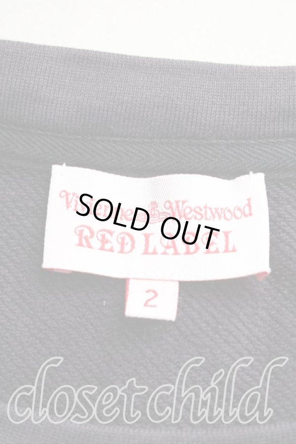 画像3: ヴィヴィアンウエストウッド 中古 / ロゴ刺繍スウェット 2（9号相当） 紺  H-26-01-25-041-to-OD-ZH (3)