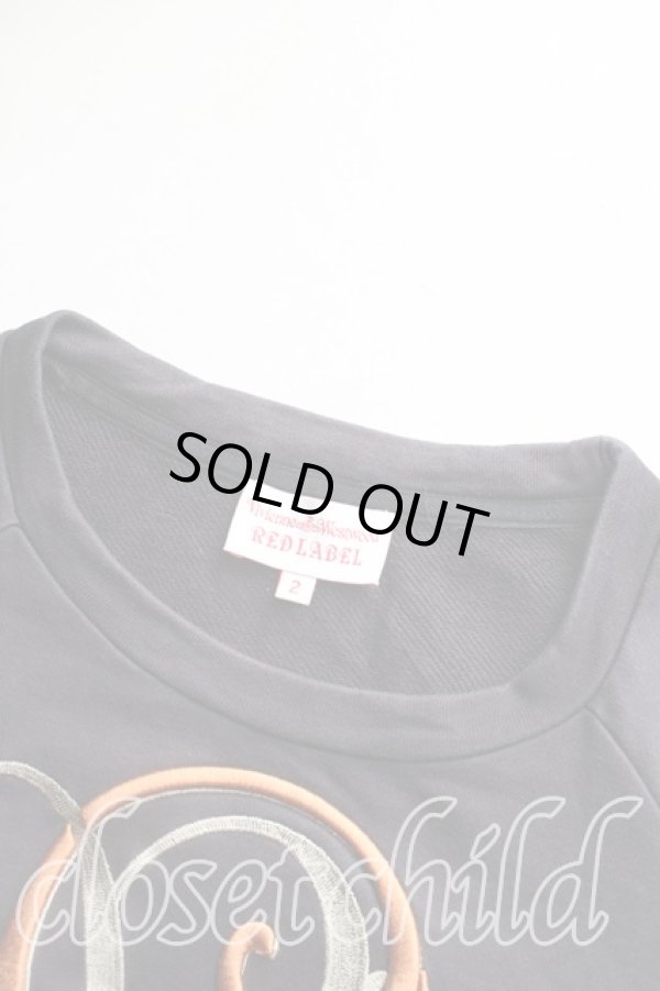 画像6: ヴィヴィアンウエストウッド 中古 / ロゴ刺繍スウェット 2（9号相当） 紺  H-26-01-25-041-to-OD-ZH (6)