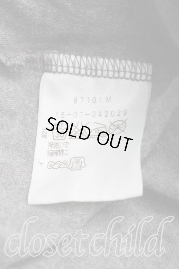 画像4: ANGLOMANIA 中古 / ロゴptモスリン風カットソー 38（M相当） 灰  H-26-01-25-042-to-OD-ZH (4)