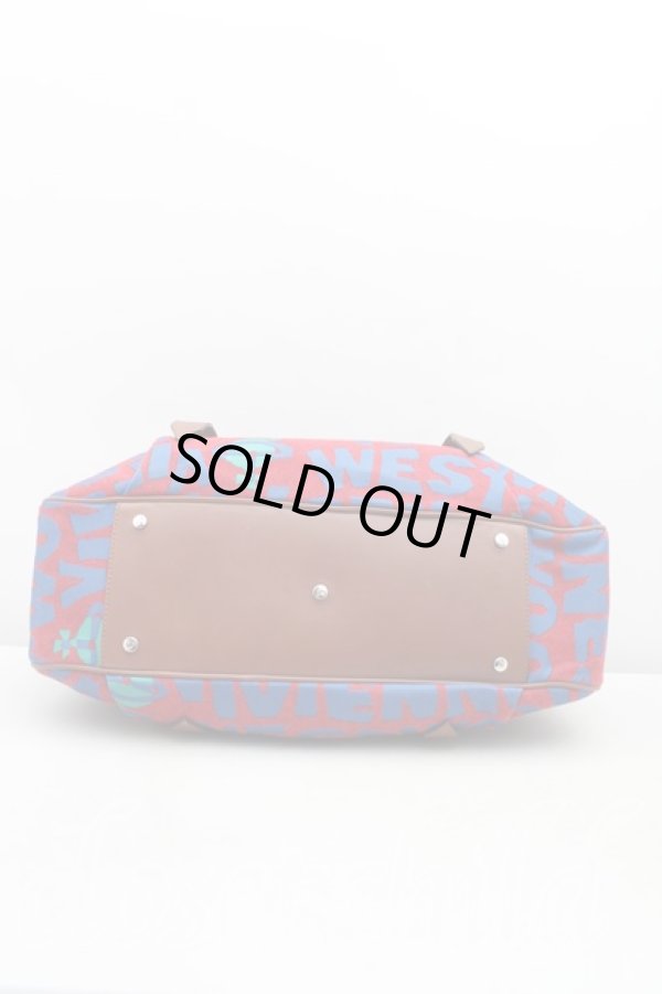 画像3: ヴィヴィアンウエストウッド 中古 / ストーンエイジハンドバッグ  赤  H-26-01-25-044-ba-OD-ZH (3)