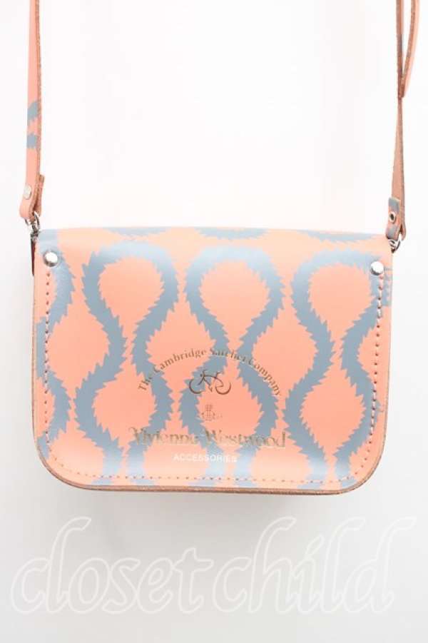 画像2: ヴィヴィアンウエストウッド 中古 / ミニサッチェルスクイグルバッグ  茶  H-26-01-25-046-ba-OD-ZH (2)