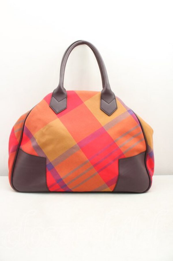 画像2: ヴィヴィアンウエストウッド 中古 / サマータータンヤスミンバッグ  茶  H-26-01-25-048-ba-OD-ZH (2)