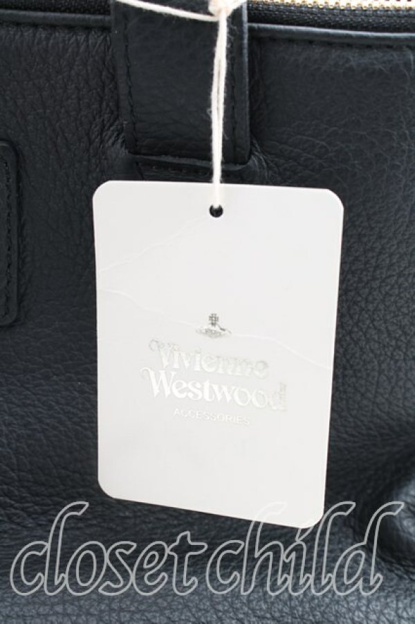画像4: ヴィヴィアンウエストウッド 中古 / モシーク2wayバッグ  黒  H-26-01-25-049-ba-IN-ZH (4)