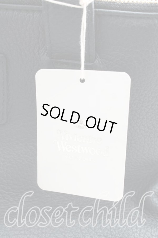 画像4: ヴィヴィアンウエストウッド 中古 / モシーク2wayバッグ  黒  H-26-01-25-049-ba-IN-ZH (4)