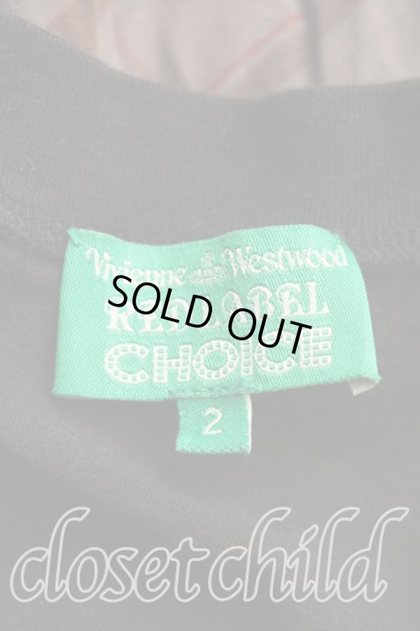 画像3: ヴィヴィアンウエストウッド 中古 / クロックptカットソーワンピ 2（9号相当） 黒  H-26-01-25-005-op-OD-ZH (3)