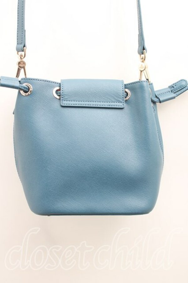 画像2: ヴィヴィアンウエストウッド 中古 /IO　サフィアーノミニバケット  青  H-26-01-25-053-ba-OD-ZH (2)