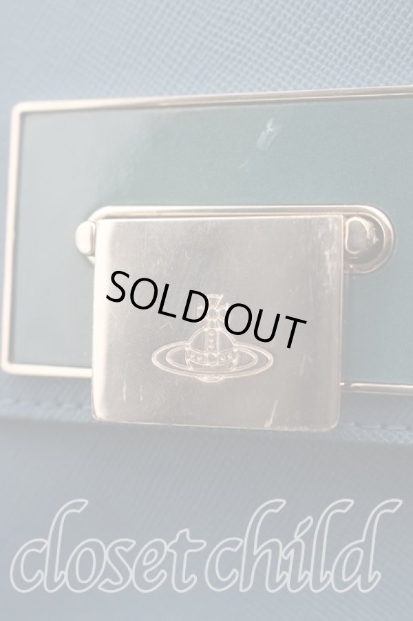 画像6: ヴィヴィアンウエストウッド 中古 /IO　サフィアーノミニバケット  青  H-26-01-25-053-ba-OD-ZH (6)