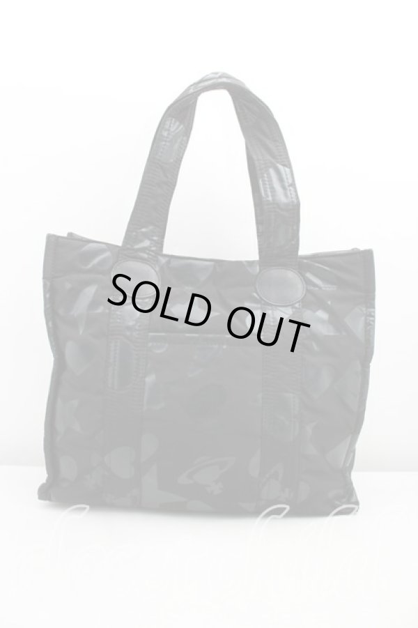 画像2: ヴィヴィアンウエストウッド 中古 / AR2ハンドバッグ  黒  H-26-01-25-054-ba-OD-ZH (2)