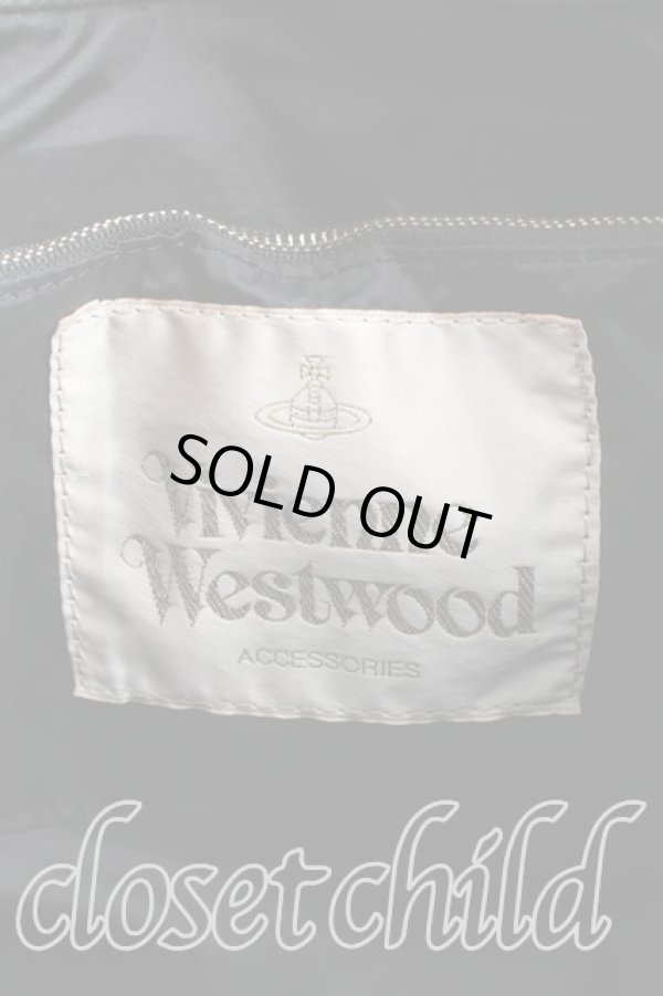 画像4: ヴィヴィアンウエストウッド 中古 / AR2ハンドバッグ  黒  H-26-01-25-054-ba-OD-ZH (4)