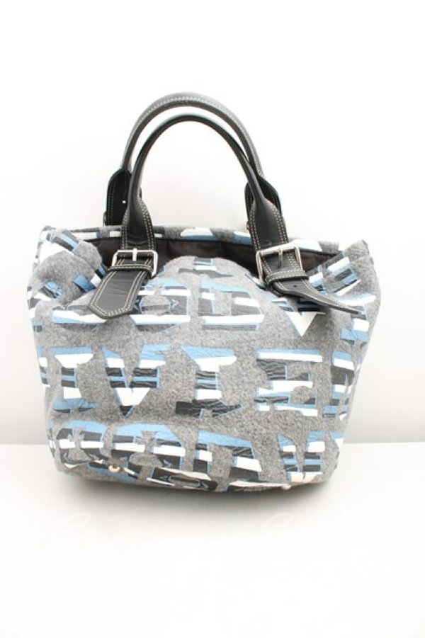 画像2: ヴィヴィアンウエストウッド 中古 / POP PRINT バッグ  灰  H-26-01-25-055-ba-OD-ZH (2)