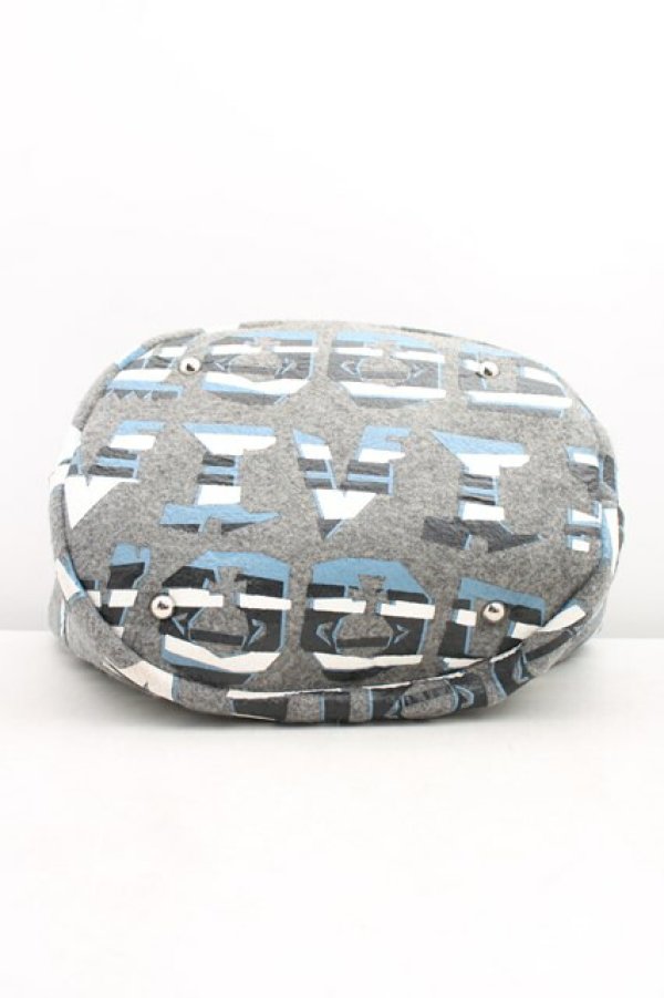 画像3: ヴィヴィアンウエストウッド 中古 / POP PRINT バッグ  灰  H-26-01-25-055-ba-OD-ZH (3)