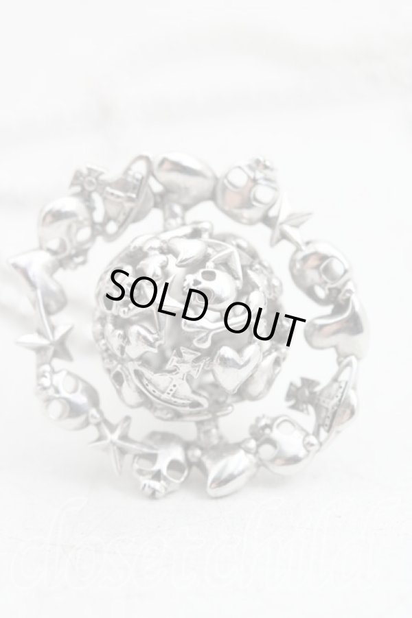 画像3: ヴィヴィアンウエストウッド 中古 / AARON3Dオーブネックレス  シルバー  H-26-01-25-058-nl-IN-ZH (3)