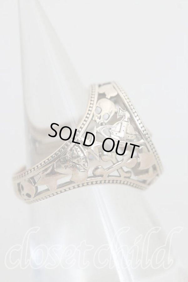 画像3: ヴィヴィアンウエストウッド 中古 / AARONシールリング L(15号相当) ゴールド  H-26-01-25-060-rg-IN-ZH (3)