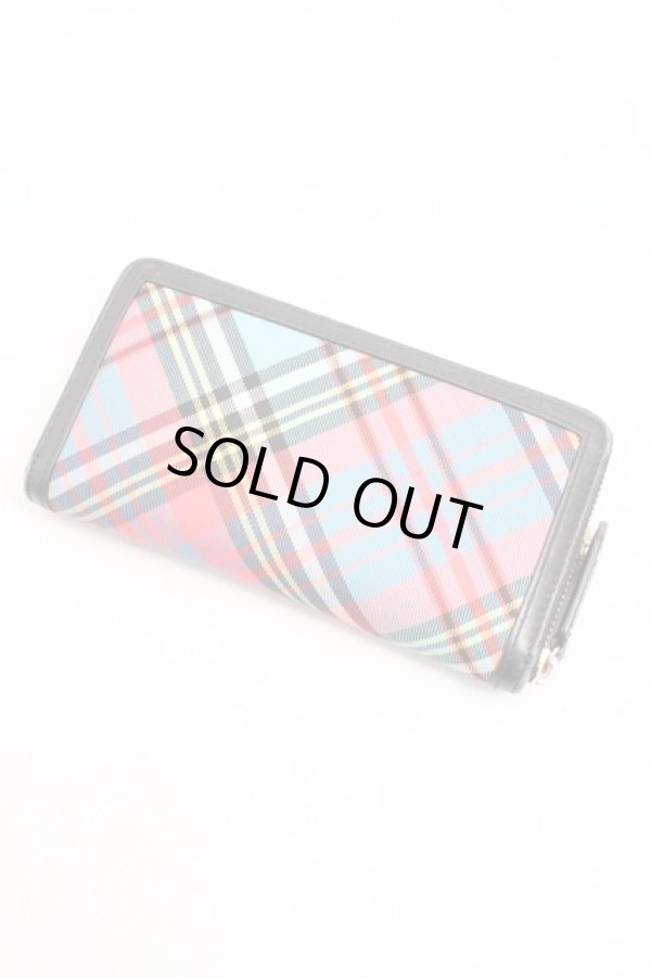 画像2: ヴィヴィアンウエストウッド 中古 / クラシックラウンドジップ  黒ｘ青  H-26-01-25-063-wa-OD-ZH (2)