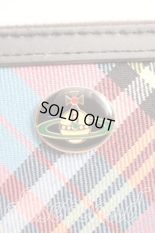 画像5: ヴィヴィアンウエストウッド 中古 / クラシックラウンドジップ  黒ｘ青  H-26-01-25-063-wa-OD-ZH (5)