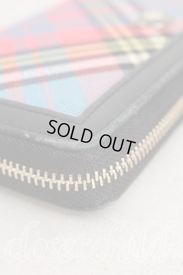 画像6: ヴィヴィアンウエストウッド 中古 / クラシックラウンドジップ  黒ｘ青  H-26-01-25-063-wa-OD-ZH (6)