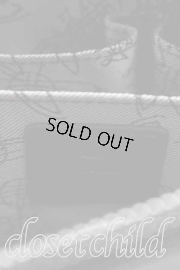 画像4: ヴィヴィアンウエストウッド 中古 / ディアマンテハートレザーポーチ  黒  H-26-01-25-069-gd-OD-ZH (4)