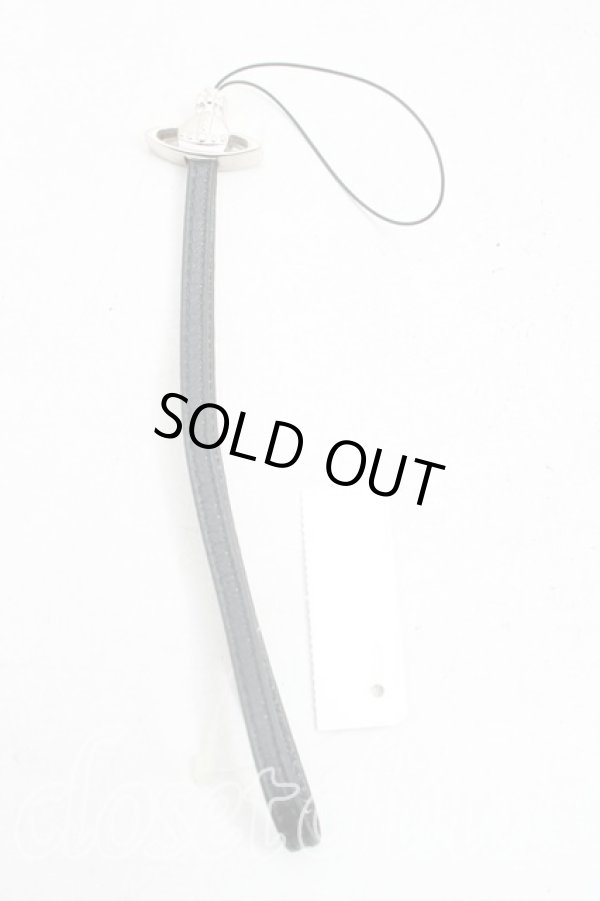 画像2: ヴィヴィアンウエストウッド 中古 / オーブストラップ  黒  H-26-01-25-075-gd-OD-ZH (2)