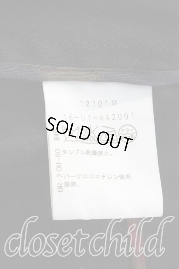 画像4: ヴィヴィアンウエストウッド 中古 / タータンチェック切替ショートジャケット 2（9号相当） 黒  H-26-01-25-001-jc-OD-ZH (4)