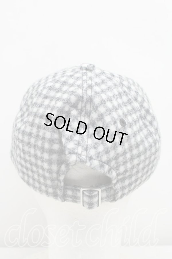 画像3: ヴィヴィアンウエストウッド 中古 / ニードルパンチギンガムキャップ  灰  H-26-01-25-078-ha-OD-ZH (3)