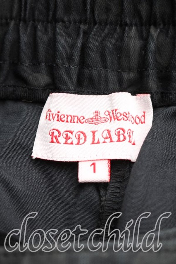 画像3: ヴィヴィアンウエストウッド 中古 / シャドーフラワーパンツ 1(7号相当) 黒  H-26-01-25-008-pa-IN-ZH (3)