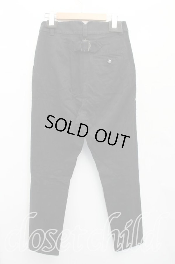 画像2: ヴィヴィアンウエストウッド 中古 / オーブドット刺繍パンツ 1(7号相当) 黒  H-26-01-25-010-pa-IN-ZH (2)