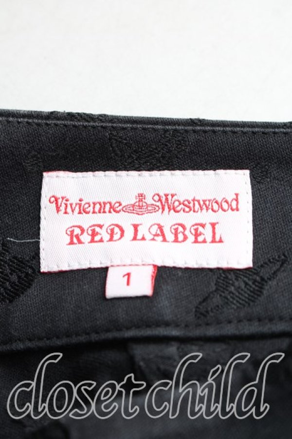画像3: ヴィヴィアンウエストウッド 中古 / オーブドット刺繍パンツ 1(7号相当) 黒  H-26-01-25-010-pa-IN-ZH (3)