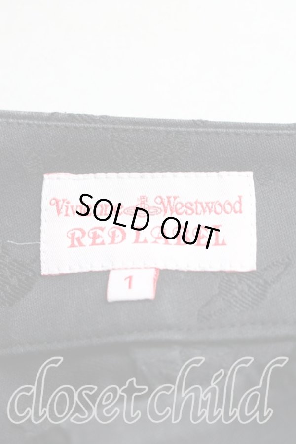 画像3: ヴィヴィアンウエストウッド 中古 / オーブドット刺繍パンツ 1(7号相当) 黒  H-26-01-25-010-pa-IN-ZH (3)