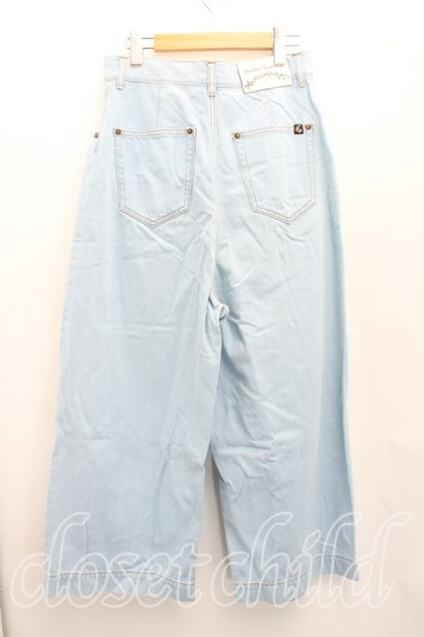 画像2: ANGLOMANIA 中古 / フロントアシメデニム 38(M相当) インディゴ  H-26-01-25-011-pa-IN-ZH (2)