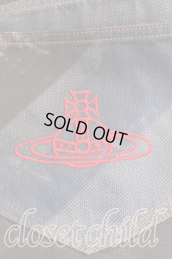 画像6: ヴィヴィアンウエストウッド 中古 / プリントデニム 02（M相当） インディゴ  H-26-01-25-013-pa-OD-ZH (6)