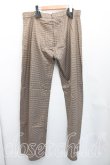 画像2: ヴィヴィアンウエストウッド MAN 中古 / ギンガムチェックシャンタンパンツ L 茶  H-26-01-25-014-pa-IN-ZH (2)