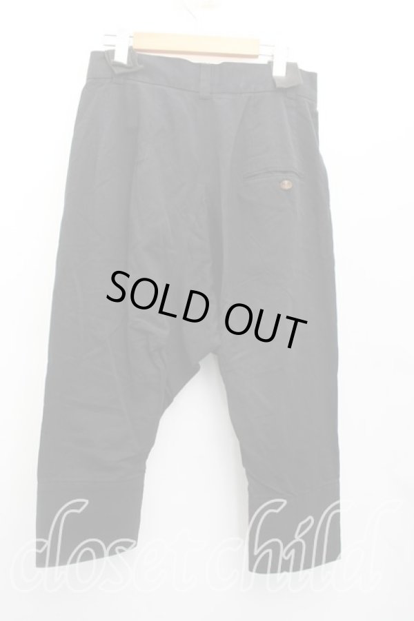 画像2: ヴィヴィアンウエストウッド 中古 / サルエルパンツ 2（9号相当） 黒  H-26-01-25-016-pa-OD-ZH (2)