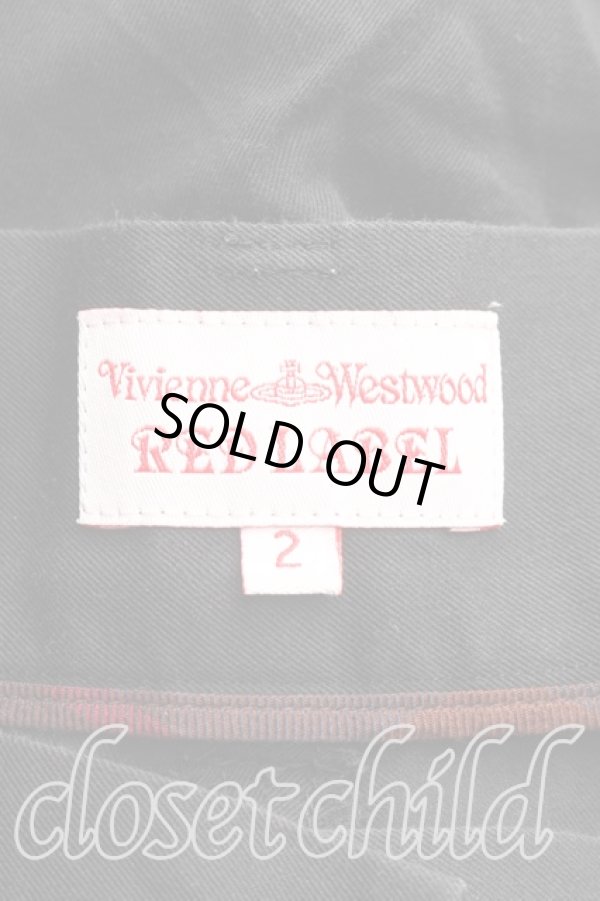 画像3: ヴィヴィアンウエストウッド 中古 / サルエルパンツ 2（9号相当） 黒  H-26-01-25-016-pa-OD-ZH (3)