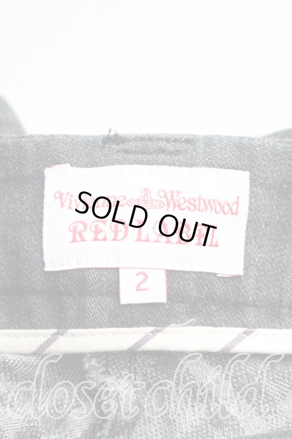 画像3: ヴィヴィアンウエストウッド 中古 / デニムキュロットスカート 2（9号相当） 灰  H-26-01-25-017-pa-OD-ZH (3)