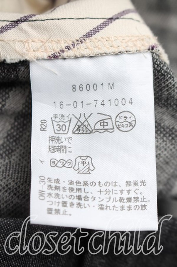 画像4: ヴィヴィアンウエストウッド 中古 / デニムキュロットスカート 2（9号相当） 灰  H-26-01-25-017-pa-OD-ZH (4)