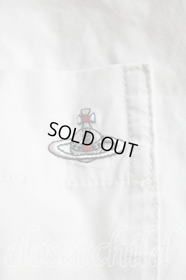 画像6: ヴィヴィアンウエストウッド 中古 / オーブ刺繍シャツ 00（ワンサイズ） ベージュ  H-26-02-01-018-bl-OD-ZH (6)