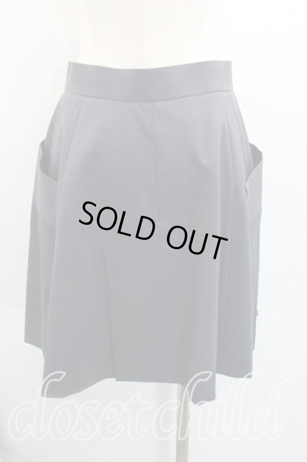 画像4: ヴィヴィアンウエストウッド 中古 / ストライプラブジャケット&ライディングスカートセットアップ 2(9号相当) 灰  H-26-02-01-023-su-IN-ZH (4)