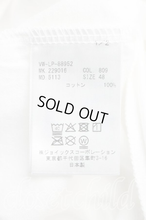 画像4: ヴィヴィアンウエストウッド MAN 中古 / クエスッチョンマークORBTシャツ 48（メンズL相当） 白  H-26-02-01-024-ts-OD-ZH (4)