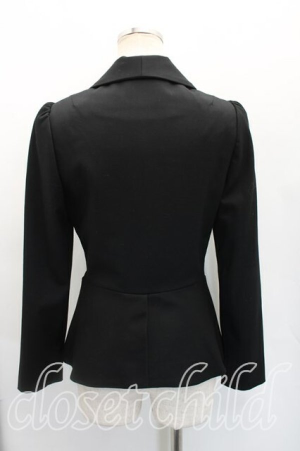 画像2: ヴィヴィアンウエストウッド 中古 / シングルジャケット 2（9号相当） 黒  H-26-02-01-003-jc-OD-ZH (2)