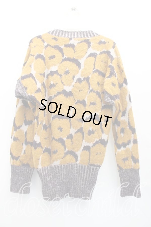 画像2: ANGLOMANIA 中古 / レオパード柄ニット 38（M相当） 茶  H-26-02-01-030-to-OD-ZH (2)