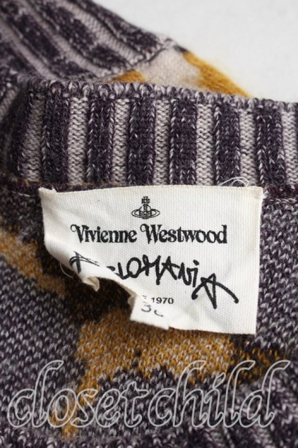 画像3: ANGLOMANIA 中古 / レオパード柄ニット 38（M相当） 茶  H-26-02-01-030-to-OD-ZH (3)