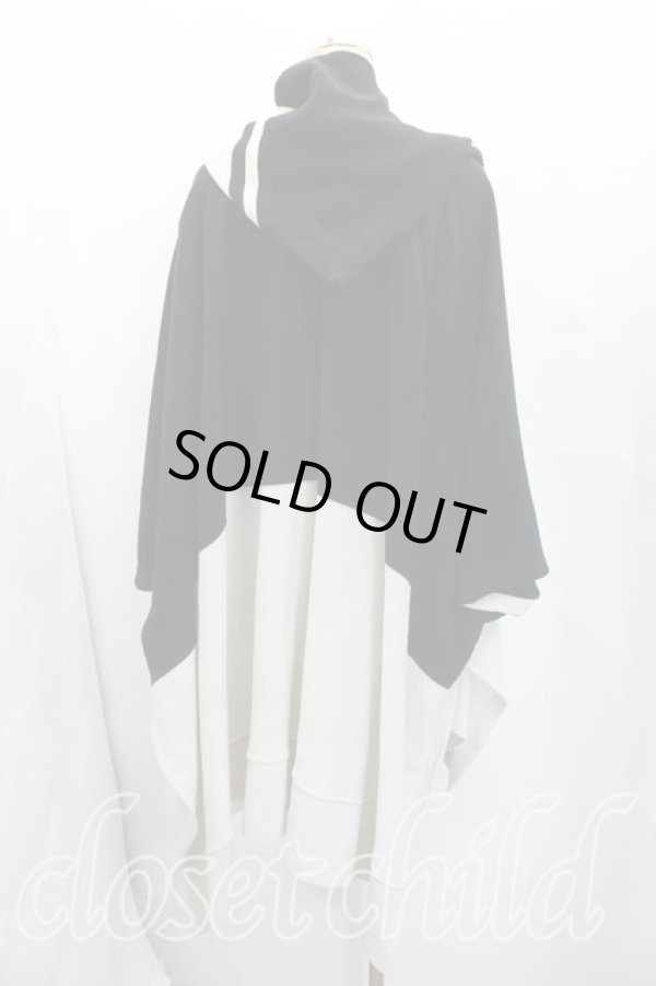 画像2: ヴィヴィアンウエストウッド MAN 中古 / ラインオーブスクエアカーディガン FREE 黒ｘベージュ  H-26-02-01-032-to-OD-ZH (2)